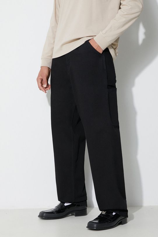 Traperice Carhartt WIP Single Knee Pant crna I032024.8902