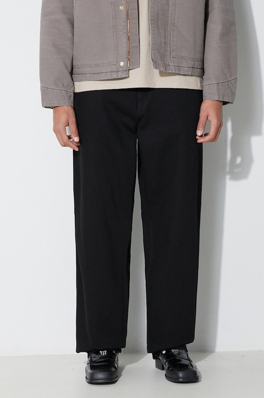 Traperice Carhartt WIP Single Knee Pant crna I032024.8902