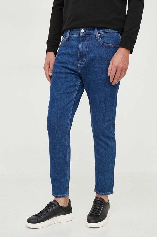 Rifle Calvin Klein Jeans modrá J30J323876