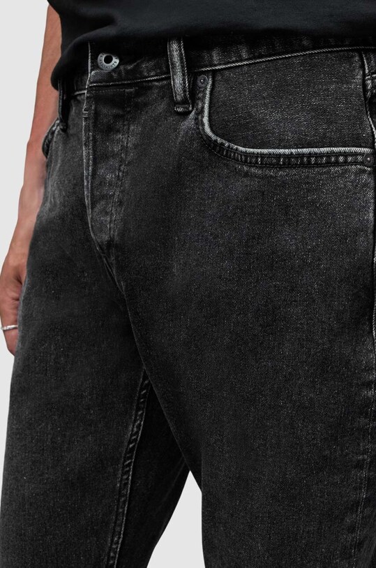 Odzież AllSaints jeansy ME004Z REX ME004Z czarny