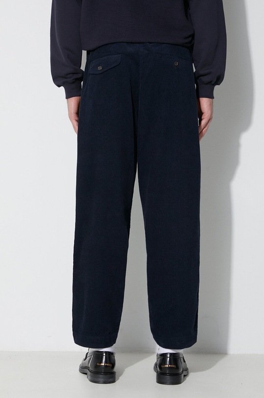Clothing Universal Works corduroy trousers Pleated Track Pant 29519 navy