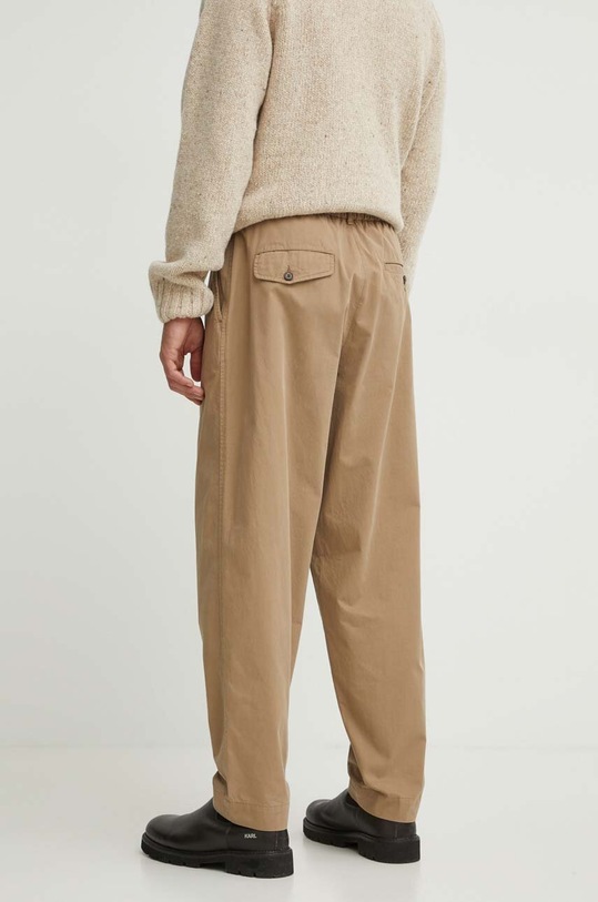 Ruházat Universal Works pamut nadrág Pleated Track Pant 29523 bézs