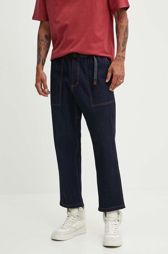 Gramicci jeansy Stretch Denim Loose Taprd niebieski G3FU.P004