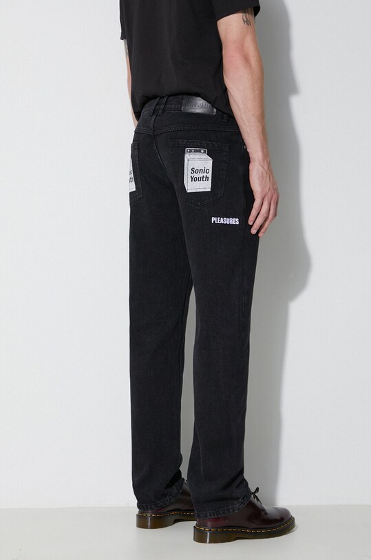 Джинси PLEASURES Washing Machine Denim чорний P23SY007