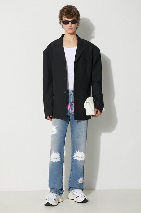 Τζιν παντελόνι Heron Preston Hp Pattern Reg Denim 5 Pckts HMYA011F23DEN0014501 μπλε AW23
