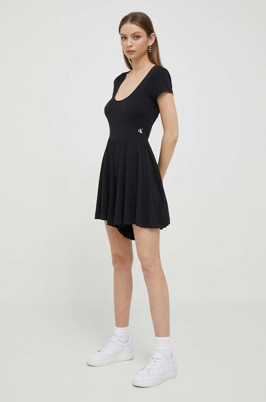 Calvin Klein Jeans kezeslábas J20J221432 fekete AW23