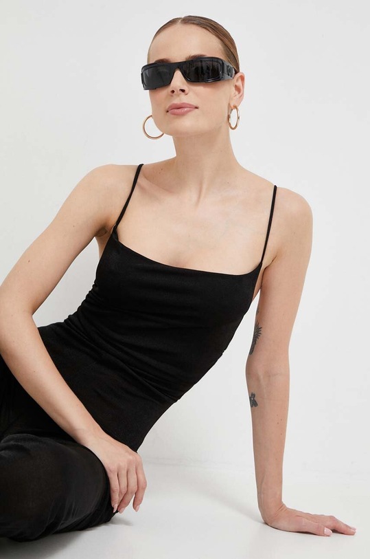 Bardot kezeslábas fekete 58289PB.BLACK