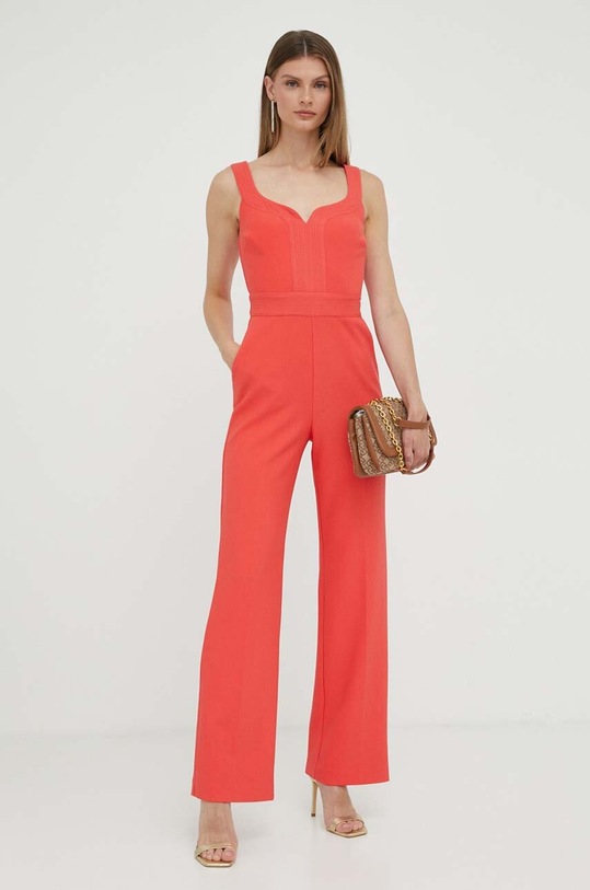 Marciano Guess tuta elegante tessuto rosa 3YGK26.6869Z