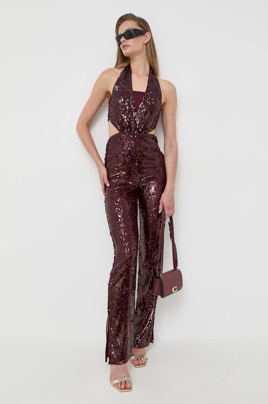 Overal Patrizia Pepe 8T0024.A299 burgundské AW23