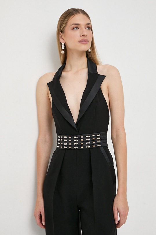 Elisabetta Franchi tuta elegante TU01737E2 nero AW23
