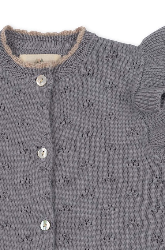 Ολόσωμη φόρμα μωρού Konges Sløjd γκρί KS6172