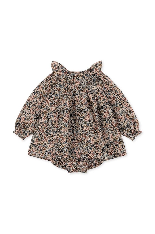 Bavlněné kojenecké body Konges Sløjd béžová KS5636