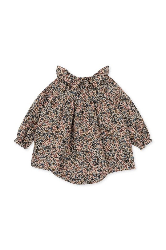 Bavlněné kojenecké body Konges Sløjd KS5636 béžová AW23
