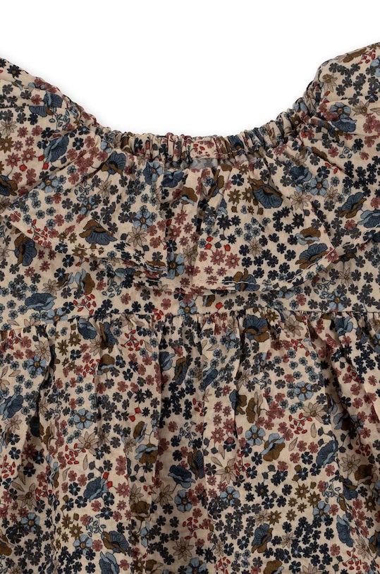 DÍVKA Bavlněné kojenecké body Konges Sløjd KS5636 béžová