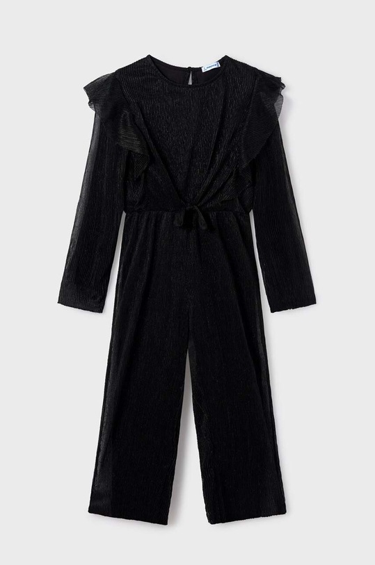 Mayoral kombinezon dziecięcy tkanina czarny 7831.8B.Junior.9BYX