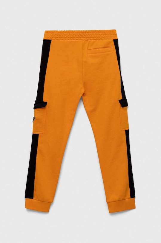 Детские хлопковые штаны Guess L3YQ12.KA6R3.9BYX оранжевый AW23