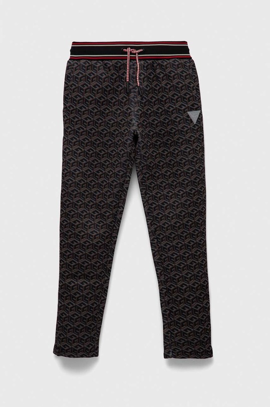 Dětské kalhoty Guess pletenina hnědá L3YQ35.JR06W.9BYX