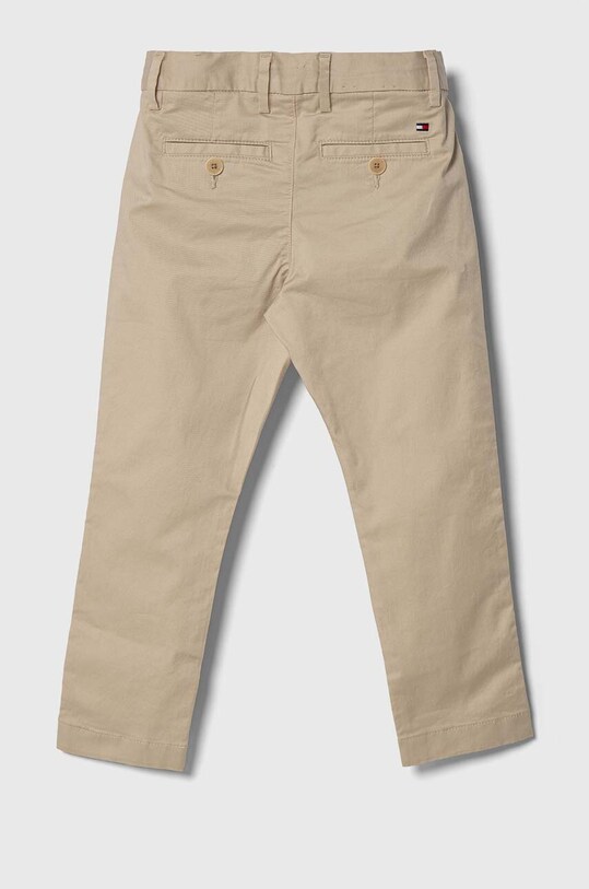 Otroške hlače Tommy Hilfiger KB0KB08609.74.122.9BYX bež AW23