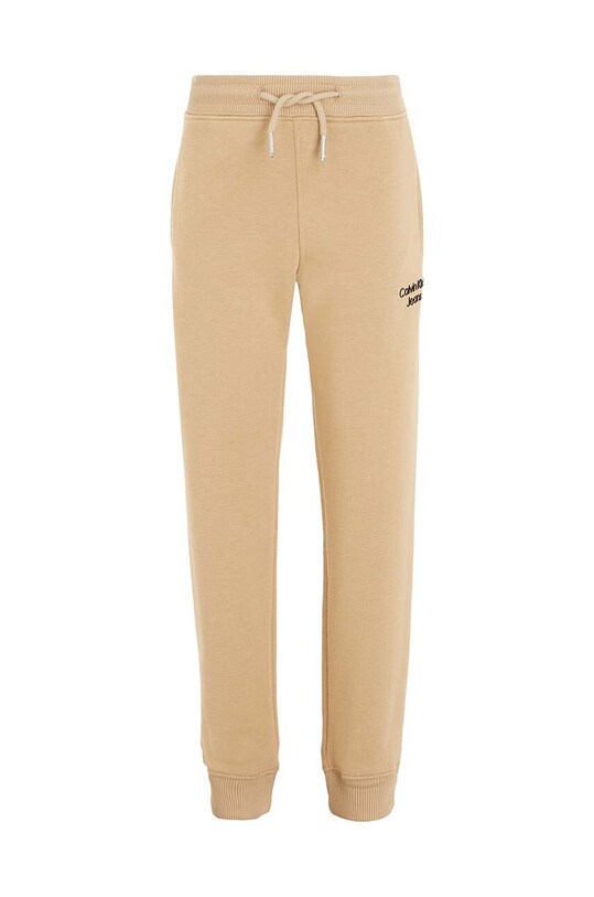 Детские спортивные штаны Calvin Klein Jeans IB0IB01282.9BYX бежевый AW23