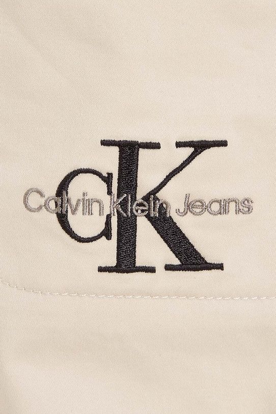 Detské nohavice Calvin Klein Jeans béžová IB0IB01675.9BYX