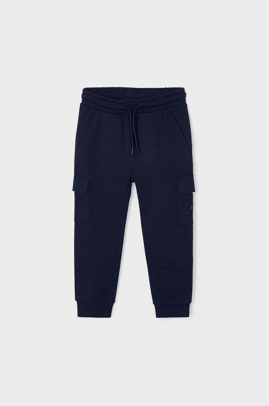 Mayoral spodnie dresowe dziecięce joggery cargo 4522.5F.Mini.9BYX granatowy AW23