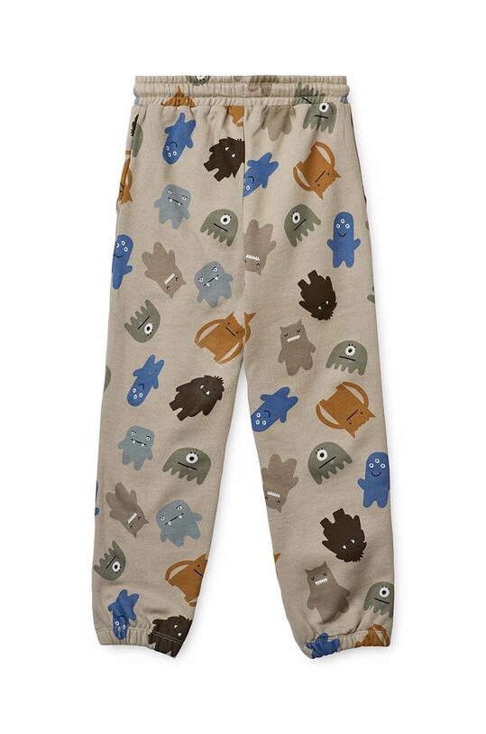 Детские хлопковые штаны Liewood LW15046 серый SS24