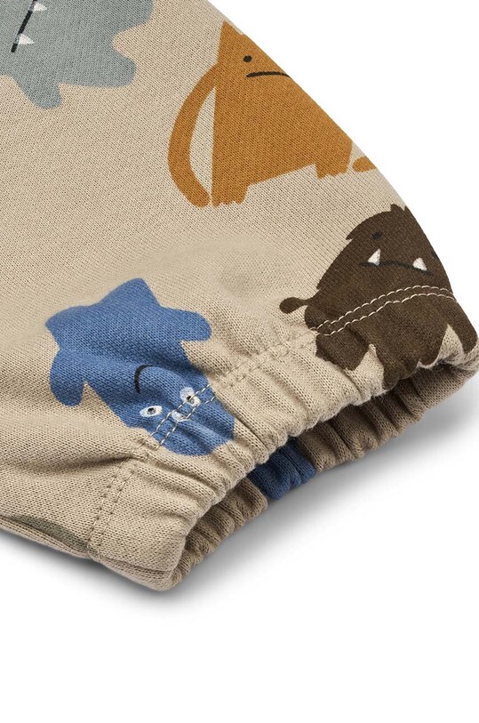 Детские хлопковые штаны Liewood серый LW15046