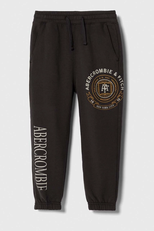 Abercrombie & Fitch pantaloni de trening pentru copii tricotaj gri KI234.3015