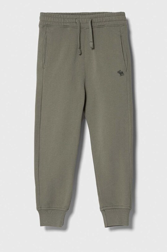Abercrombie & Fitch pantaloni de trening pentru copii tricotaj verde KI234.3062