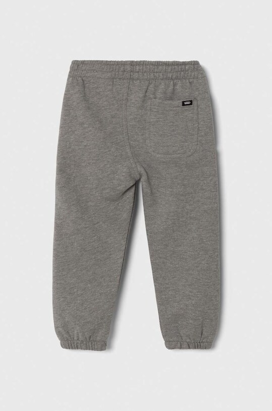 Vans spodnie dresowe bawełniane dziecięce CORE BASIC FLEECE PANT VN000657BLK1 VN000657 szary AW23