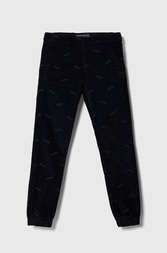 Guess pantaloni din catifea pentru copii L3BB04.WFPPA.9BYX bleumarin AW23