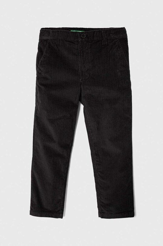 United Colors of Benetton spodnie dziecięce z elastanem czarny 4OIHCF02T.G.SEASONAL