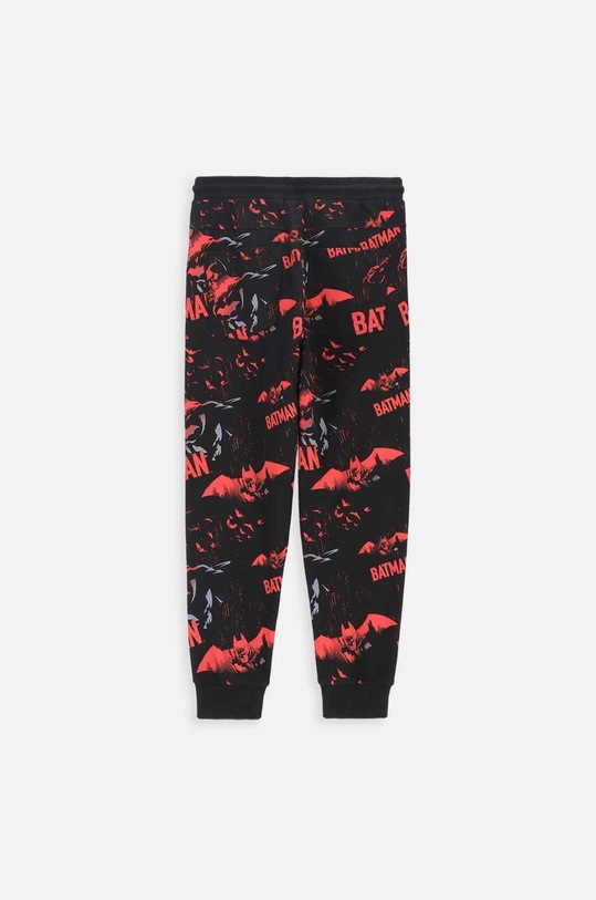 Coccodrillo spodnie dresowe bawełniane dziecięce ZC3120101LBB czarny AW23