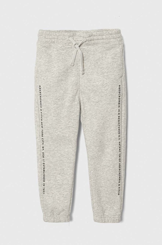 Abercrombie & Fitch spodnie dresowe dziecięce dzianina szary KI234.3042