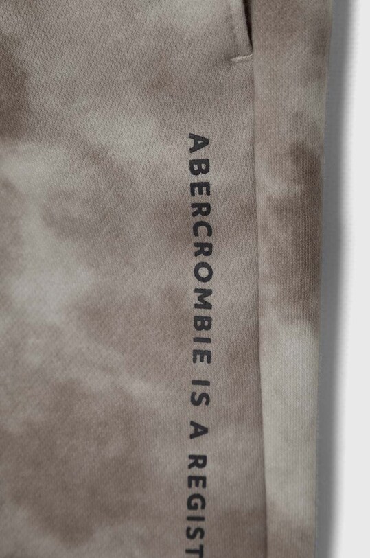 Chłopiec Abercrombie & Fitch spodnie dresowe dziecięce KI234.3057 beżowy