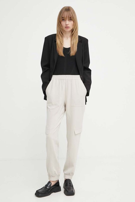 Bruuns Bazaar spodnie Brassica Cilla BBW3556 beżowy SS24