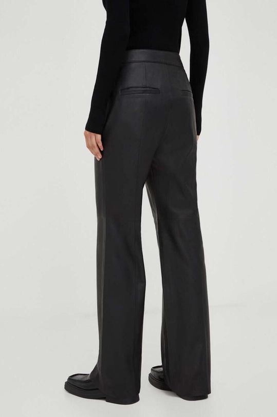 Îmbrăcăminte Bruuns Bazaar pantaloni de piele BBW3582 negru