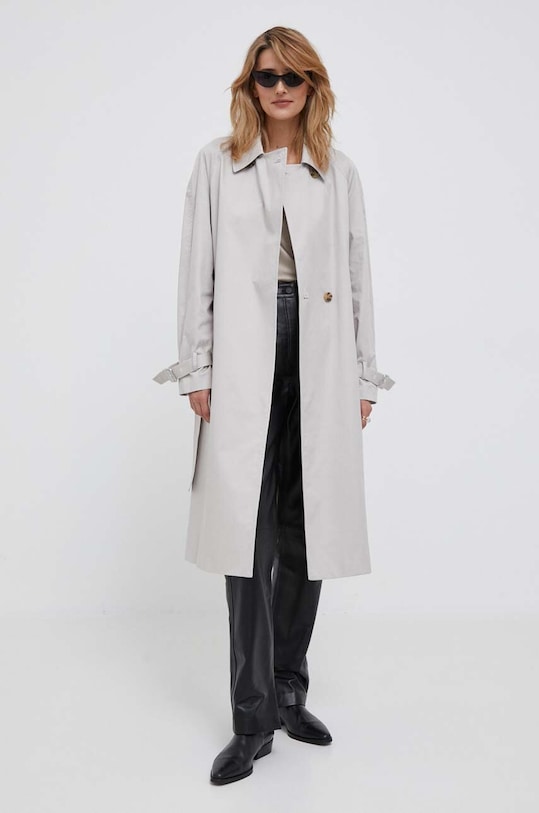 Calvin Klein spodnie skórzane K20K205487 czarny AW23