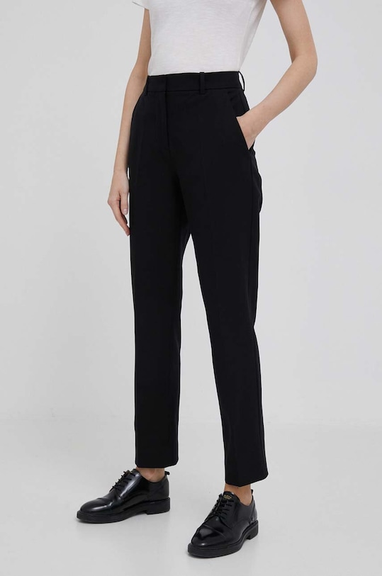Calvin Klein spodnie z elastanem czarny K20K205785