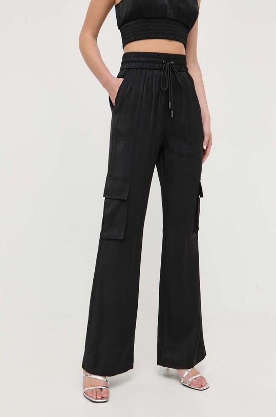 Панталон Guess текстил черен W3YB16.WFJ92