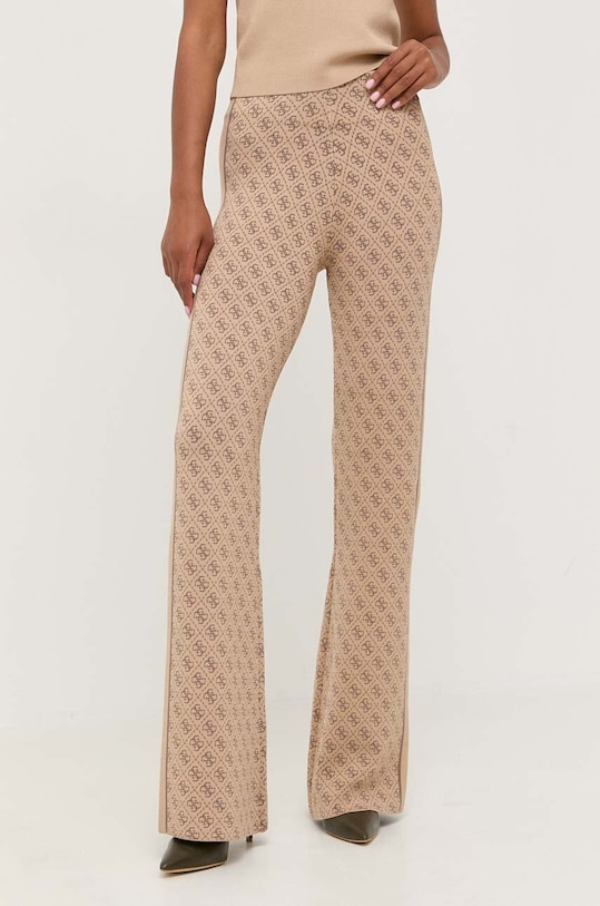 Ρούχα Παντελόνι Guess W3YB38.Z37K0 μπεζ