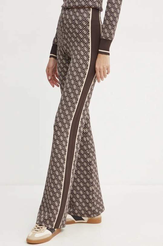 Odzież Guess spodnie W3YB38.Z37K0 brązowy