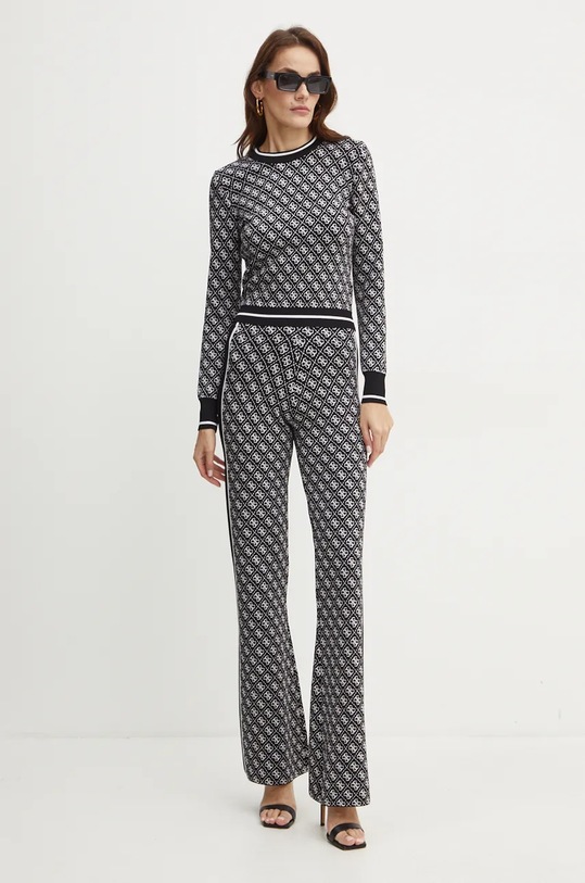 Guess pantaloni W3YB38.Z37K0 negru AW24