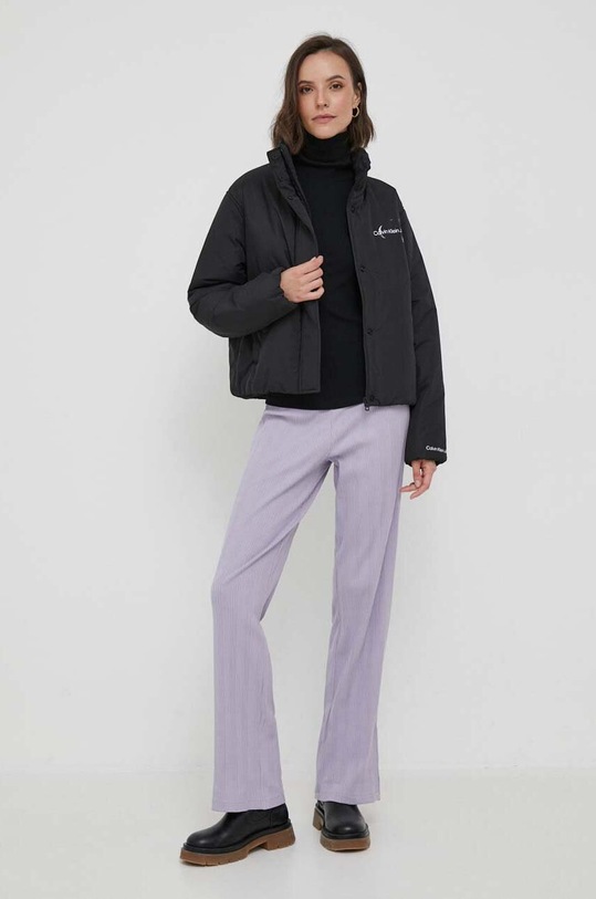 Tepláky Calvin Klein Jeans J20J221597 fialová AW23