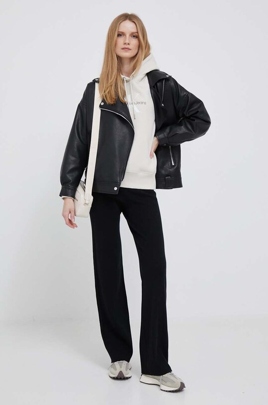 Παντελόνι φόρμας Calvin Klein Jeans J20J222114 μαύρο AW23