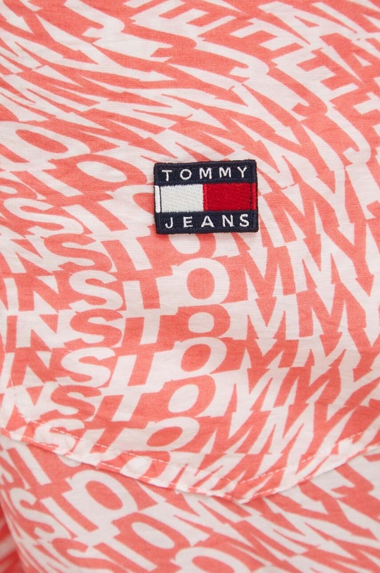 Παντελόνι Tommy Jeans πορτοκαλί DW0DW15866