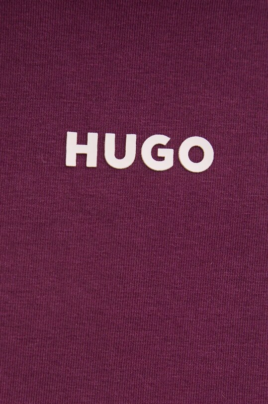 HUGO spodnie lounge 50490578 fioletowy