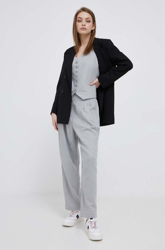 Dkny pantaloni din in P3DKCR52 gri AW23