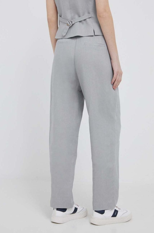 Îmbrăcăminte Dkny pantaloni din in P3DKCR52 gri