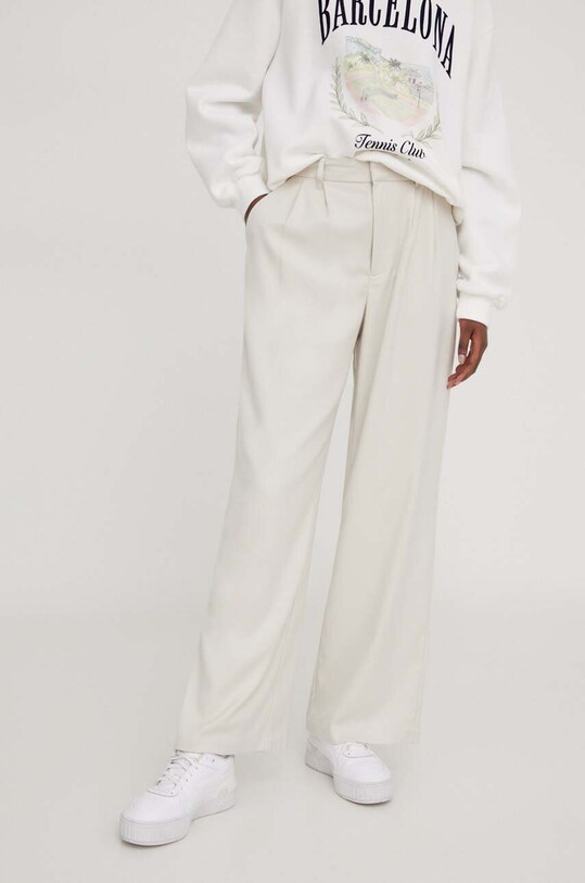 Hollister Co. pantaloni drept bej KI356.3042.101
